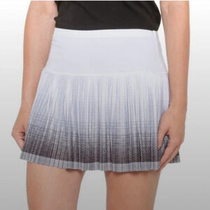Lucky in Love x K Swiss Pleat Me Right tennis skirt Skort white, black ombre